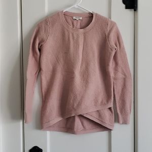 Madewell cross front sweater